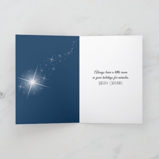 Christmas Lamb Watching the Nativity Scene Kaart (Binnen)