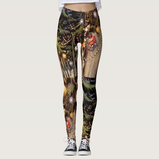 Christmas Lane-Leggings Leggings (Voorkant)