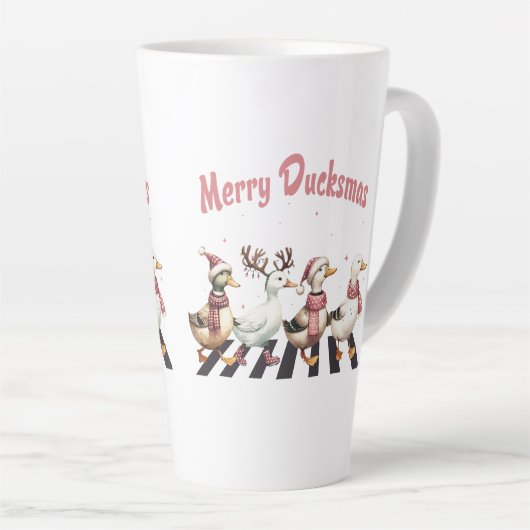 Christmas Latte Mok Merry Ducksmas (Rechterhoek)