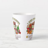 Christmas Latte mok run op koffie en gemberbrood (Voorkant)
