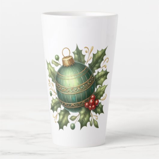 Christmas Latte Mug for Adults Latte Mok (Voorkant)