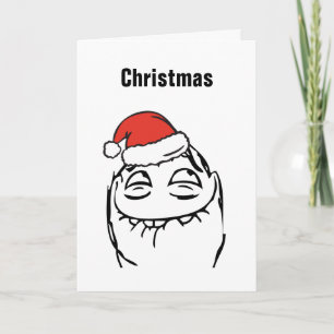 Christmas Le Me Memes de Douane EDITABLE van de Feestdagen Kaart