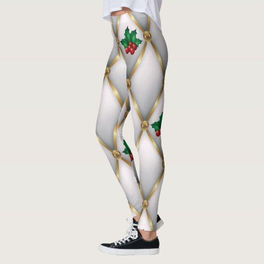 Christmas Leggings – Festive Holiday Pattern (Links)
