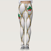 Christmas Leggings – Festive Holiday Pattern (Voorkant)