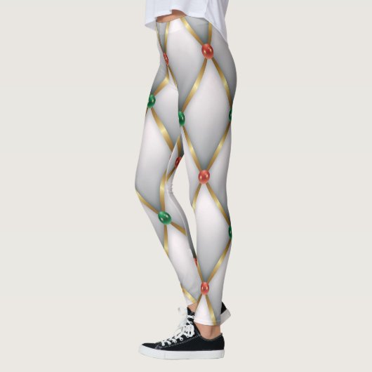 Christmas Leggings – Festive Holiday Pattern (Links)