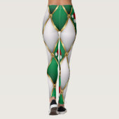 Christmas Leggings – Festive Holiday Pattern  (Achterkant)