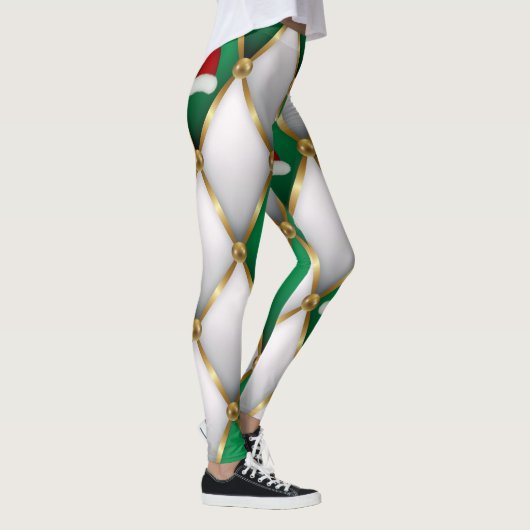 Christmas Leggings – Festive Holiday Pattern (Rechts)