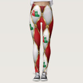 Christmas Leggings – Festive Holiday Pattern (Voorkant)