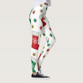 Christmas Leggings – Festive Holiday Pattern  (Rechts)