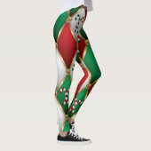 Christmas Leggings – Festive Holiday Pattern  (Rechts)
