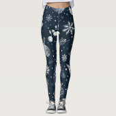 Christmas Leggings – Festive Holiday Pattern (Voorkant)