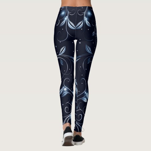 Christmas Leggings – Festive Holiday Pattern (Achterkant)