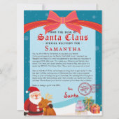 Christmas Letter from Santa Nice List Certificate (Voorkant)