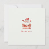 Christmas Letter From the Christmas Elf Kaart (Achterkant)