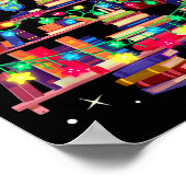 Christmas Library Tree Love Reading Books Nerd Tea Poster (Hoek)