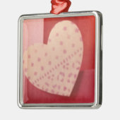"CHRISTMAS LIEFT MET HEART* ORNAM EN GIFT METALEN ORNAMENT (Links)