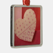 "CHRISTMAS LIEFT MET HEART** VALENTIJN ORNAMENT (Rechts)