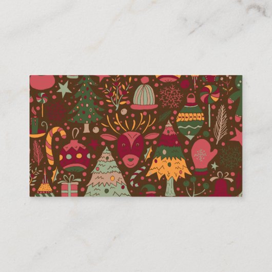 Christmas Life Visitekaartje (Achterkant)