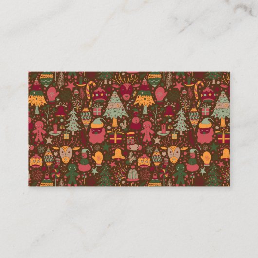 Christmas Life Visitekaartje (Voorkant)