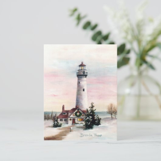 Christmas Light Briefkaart (Staand voorkant)