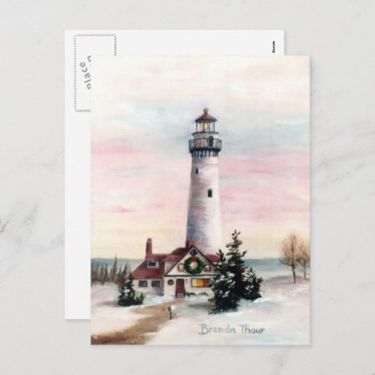 Christmas Light Briefkaart (Voorkant / Achterkant)