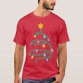 Christmas Light Christmasree family T-shirt (Voorkant)