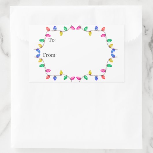 Christmas Light Gift Sticker (Tas)