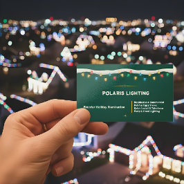 🧑🏼‍🎄 Christmas Light Installation QR Visitekaartje