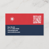 🎄✩ ₊˚🦌⊹♡ Christmas Light Installation QR Visitekaartje (Achterkant)