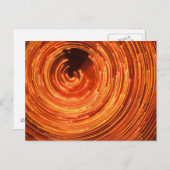 Christmas Light Swirl Postcard Feestdagenkaart (Voorkant / Achterkant)