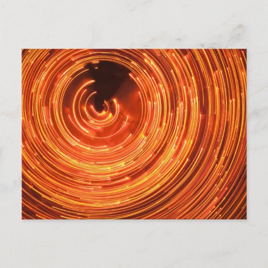 Christmas Light Swirl Postcard Feestdagenkaart (Voorkant)