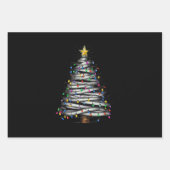 Christmas Light Tree Holiday Inpakpapier Vel (Voorkant)