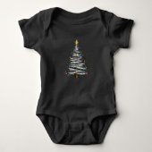 Christmas Light Tree Holiday Romper (Voorkant)