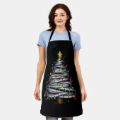 Christmas Light Tree Holiday Schort (Gedragen)