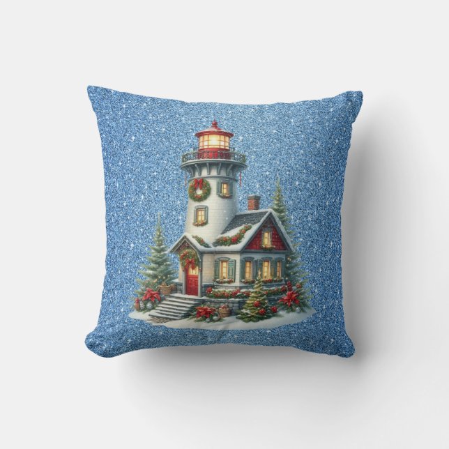 Christmas Lighthouse Sierkussen (Voorkant)