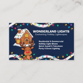 🎅🏼Christmas Lighting QR Vcard Visitekaartje
