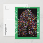 CHRISTMAS LIGHTS AAN DE KIJKCHRISTMAS FEESTDAGENKAART (Voorkant / Achterkant)