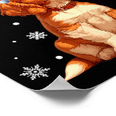 Christmas Lights Cavalier King Charles Spaniel Xma Poster (Hoek)