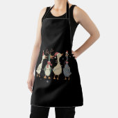 Christmas Lights Ducks Funny Animals Farm Lover  Schort (Insitu)