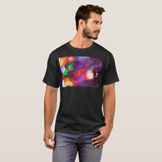 Christmas Lights Fantasy T-shirt (Voorkant volledig)