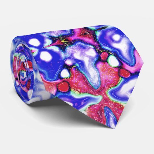 Christmas lights festive fun stropdas (Opgerold)