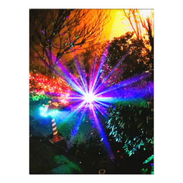 Christmas Lights Foto Afdruk