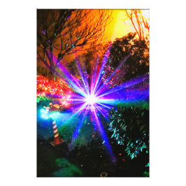 Christmas Lights Foto Afdruk
