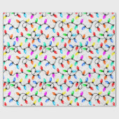 Christmas Lights In The Snow Cadeaupapier (Vlak)