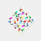 Christmas Lights In The Snow Servet (Hoek)