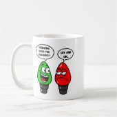 Christmas Lights Joke Light Bulb Working Off On Pu Koffiemok (Links)