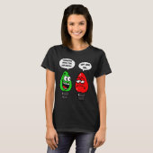 Christmas Lights Joke Light Bulb Working Off On Pu T-shirt (Voorkant volledig)