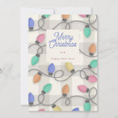 Christmas lights kaart (Voorkant)