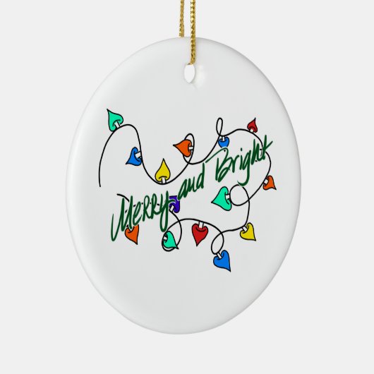 Christmas lights keramisch ornament (Rechts)