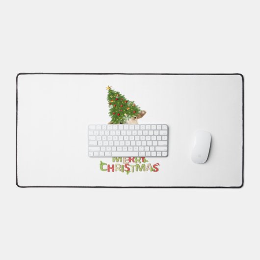 Christmas Lights Koe Lovers Classic T-shirt Bureaumat (Keyboard & Muis)